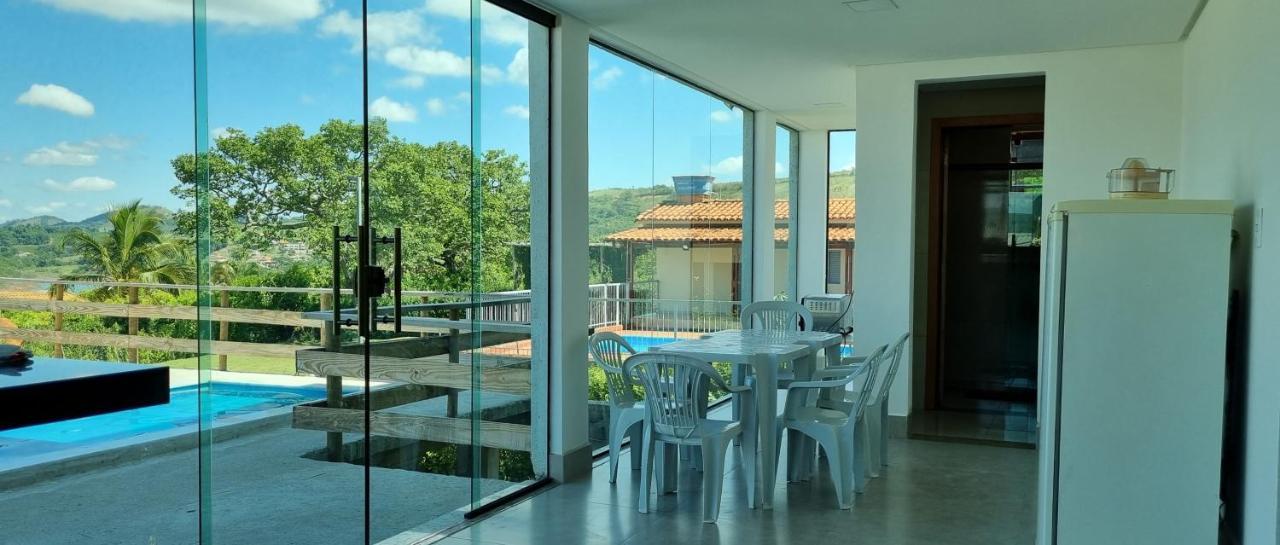 Recanto Brenda - Casa Luxo Capitolio Com Vista Pro Lago, Escarpas E Morrochapeu Exterior foto